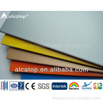 Alcatop Construction Material PE Aluminum Composite Panel